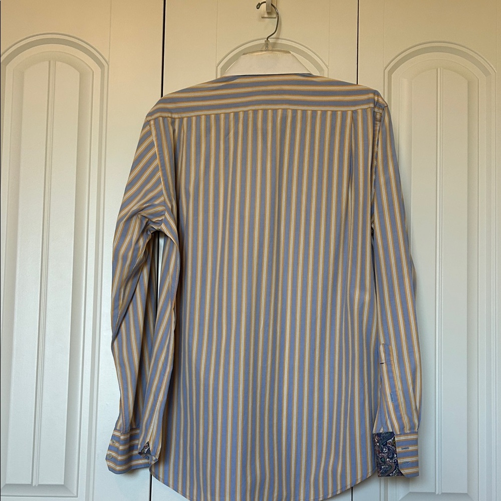 Robert Graham Dress Shirt 16 1/2- 42 - Picture 4 of 7